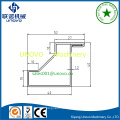 China Unovo 19" 9 U open rack case nine fold 42 U rack cold roller profile hydraulic station